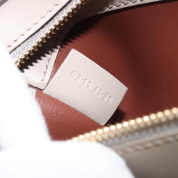 Chloe C Tote Bag Leather Beige Gold Auth am10250V - Picture 12 of 16